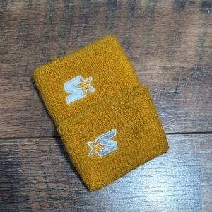 Athletic Yellow Star Wristbands